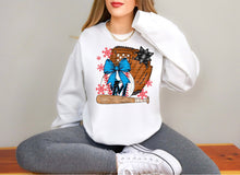 Load image into Gallery viewer, Bow Ornament Mitt And Bat Baseball Mascots DROPDOWN TRANSFER SCG NOV 25