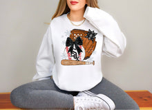 Load image into Gallery viewer, Bow Ornament Mitt And Bat Baseball Mascots DROPDOWN TRANSFER SCG NOV 25