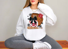 Load image into Gallery viewer, Bow Ornament Mitt And Bat Baseball Mascots DROPDOWN TRANSFER SCG NOV 25