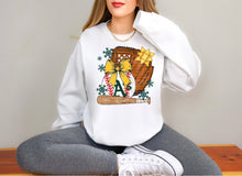 Load image into Gallery viewer, Bow Ornament Mitt And Bat Baseball Mascots DROPDOWN TRANSFER SCG NOV 25