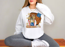 Load image into Gallery viewer, Bow Ornament Mitt And Bat Baseball Mascots DROPDOWN TRANSFER SCG NOV 25