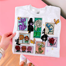 Load image into Gallery viewer, Floral Postage Stamps TRANSFER MOON MAY 25