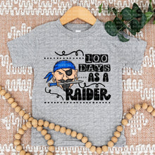 Load image into Gallery viewer, 100 Days As A Raider Blue TRANSFER