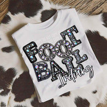 Load image into Gallery viewer, Football Leather Rhinestone Colored Mascots DROPDOWN TRANSFER CAP