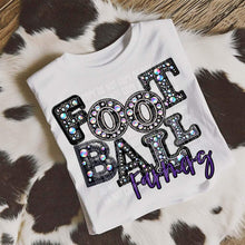 Load image into Gallery viewer, Football Leather Rhinestone Colored Mascots DROPDOWN TRANSFER CAP