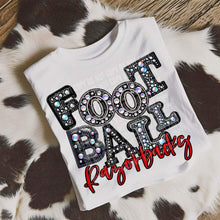 Load image into Gallery viewer, Football Leather Rhinestone Colored Mascots DROPDOWN TRANSFER CAP