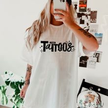 Load image into Gallery viewer, Tattoos Distressed Stars Color DROPDOWN TRANSFER CSC AUG 25