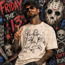 Load image into Gallery viewer, Black Outline Peace Sign Horror Characters DROPDOWN TRANSFER RHD JULY 26 | JULY-O-WEEN SOLO BUNDLE
