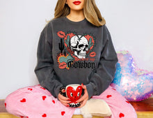 Load image into Gallery viewer, Pucker Up Cowboy Skull And Barbed Wire Heart TRANSFER SCG DEC 25