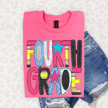 Load image into Gallery viewer, Paper Pencil Star Grades Dropdown TRANSFER ARA