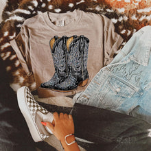Load image into Gallery viewer, Faux Rhinestone Boots Dropdown TRANSFER CTD