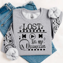 Load image into Gallery viewer, Lost In My Playlist With SLEEVE OPTION DROPDOWN TRANSFER CSC OCT