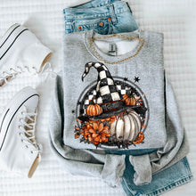 Load image into Gallery viewer, Pumpkin Season Checker Hat Dropdown TRANSFER MOON JULY 25