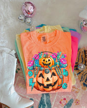 Load image into Gallery viewer, Turquoise Pumpkin Basket TRANSFER SCG JULY