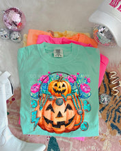 Load image into Gallery viewer, Turquoise Pumpkin Basket TRANSFER SCG JULY