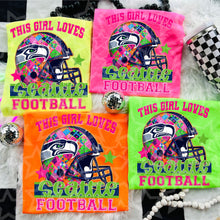 Load image into Gallery viewer, This Girl Loves Football Team Dropdown TRANSFER VIRGO JUNE 25