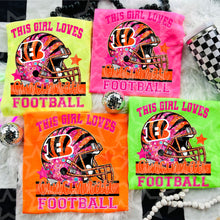 Load image into Gallery viewer, This Girl Loves Football Team Dropdown TRANSFER VIRGO JUNE 25