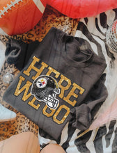 Load image into Gallery viewer, Football Mascot Faux Sequin Helmet DROPDOWN TRANSFER KAI JAN 26