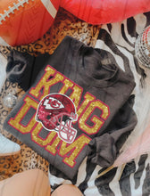 Load image into Gallery viewer, Football Mascot Faux Sequin Helmet DROPDOWN TRANSFER KAI JAN 26