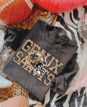 Load image into Gallery viewer, Football Mascot Faux Sequin Helmet DROPDOWN TRANSFER KAI JAN 26