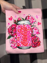 Load image into Gallery viewer, Pink Roses And Hearts Drink DROPDOWN TRANSFER SCG DEC 25