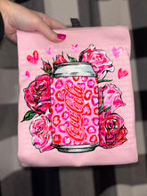 Load image into Gallery viewer, Pink Roses And Hearts Drink DROPDOWN TRANSFER SCG DEC 25