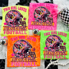 Load image into Gallery viewer, This Girl Loves Football Team Dropdown TRANSFER VIRGO JUNE 25