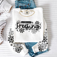 Load image into Gallery viewer, Literally Freezing Snowflakes With COLOR/SLEEVE DROPDOWN TRANSFER CSC NOV 25