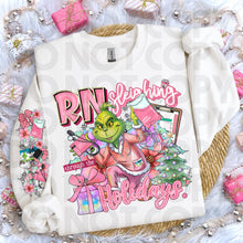 Load image into Gallery viewer, Medical Dropdown Sleighing Through The Holidays With SLEEVE OPTION DROPDOWN TRANSFER RHD SEPT 25 HOLIDAY CHEER OCCUPATIONS COLLAB SSD X RHD