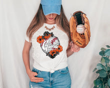 Load image into Gallery viewer, Baseballs With Flowers DROPDOWN TRANSFER SCG JAN