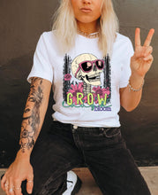 Load image into Gallery viewer, Grow Laugh Bloom Skull TRANSFER CST MAR