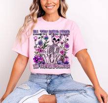 Load image into Gallery viewer, You Try Being Smarter Skelly Cat TRANSFER CST MAR