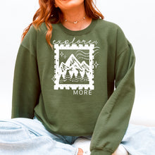 Load image into Gallery viewer, Explore More Mountain Range Distressed Stamp And Stars With Color Option DROPDOWN TRANSFER CSC NOV 25
