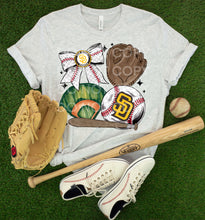 Load image into Gallery viewer, Baseball Bow And Mitt DROPDOWN TRANSFER SCG FEB