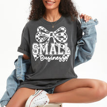 Load image into Gallery viewer, Small Business Checker Bow Single Color Dropdown TRANSFER CSC APR 25