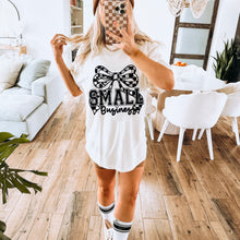 Load image into Gallery viewer, Small Business Checker Bow Single Color Dropdown TRANSFER CSC APR 25