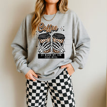 Load image into Gallery viewer, Coffee To Warm My Ice Cold Soul Brown Checker Cups With Color Option DROPDOWN TRANSFER CSC NOV 25