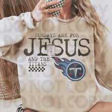 Load image into Gallery viewer, Sundays Are For Jesus & Football Dropdown TRANSFER RHD OCT 25