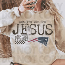 Load image into Gallery viewer, Sundays Are For Jesus & Football Dropdown TRANSFER RHD OCT 25