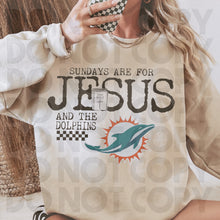 Load image into Gallery viewer, Sundays Are For Jesus & Football Dropdown TRANSFER RHD OCT 25