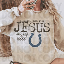 Load image into Gallery viewer, Sundays Are For Jesus & Football Dropdown TRANSFER RHD OCT 25