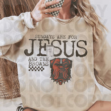 Load image into Gallery viewer, Sundays Are For Jesus & Football Dropdown TRANSFER RHD OCT 25