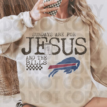 Load image into Gallery viewer, Sundays Are For Jesus & Football Dropdown TRANSFER RHD OCT 25