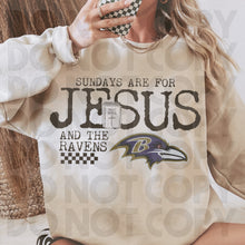Load image into Gallery viewer, Sundays Are For Jesus & Football Dropdown TRANSFER RHD OCT 25