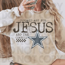 Load image into Gallery viewer, Sundays Are For Jesus & Football Dropdown TRANSFER RHD OCT 25