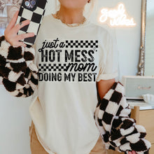Load image into Gallery viewer, Hot Mess Mom Just Doing My Best DROPDOWN TRANSFER NOV CSC