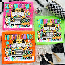 Load image into Gallery viewer, Bright School Bus Grades With Teacher Dropdown TRANSFER VIRGO JUNE 25
