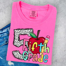 Load image into Gallery viewer, Dalmatian Apple Pencil Grades DROPDOWN TRANSFER ABD