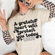Load image into Gallery viewer, A Grateful Heart Will Protect You Today Color DROPDOWN TRANSFER SBB SEPT 25