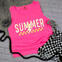 Load image into Gallery viewer, Summer Checkered Bolt Color Dropdown TRANSFER CSC APR 25